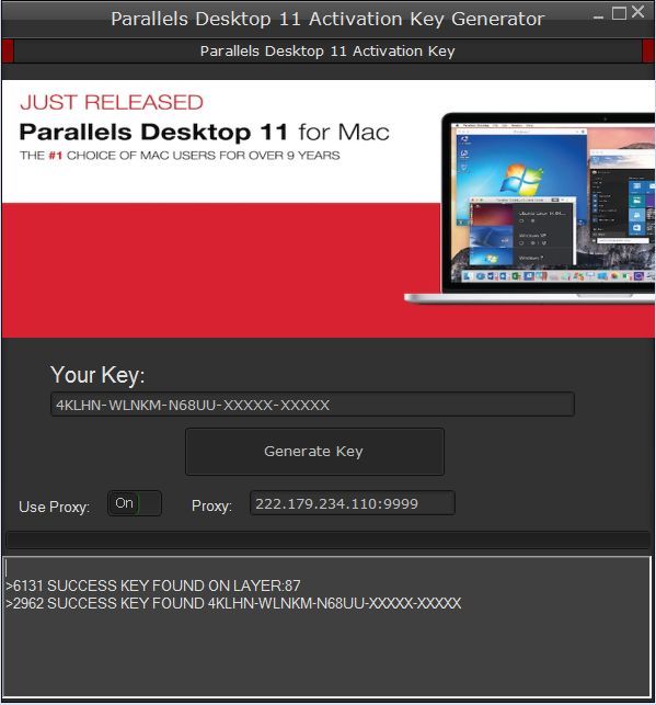 Parallels key generator download software windows 7